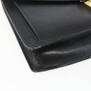 LOUIS VUITTON Epi Serie Dragonne Clutch Bag Black Noir M52612 LV Auth 156992-14