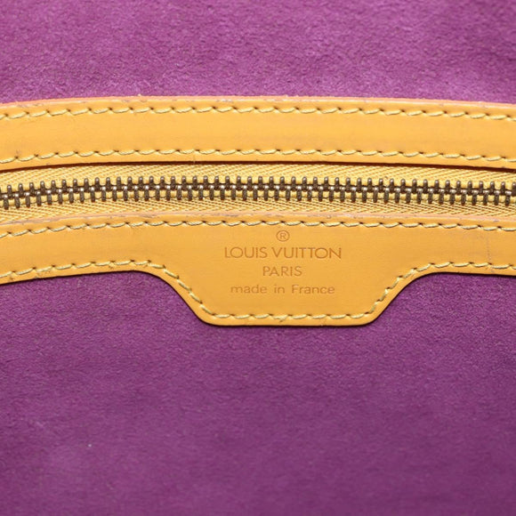 LOUIS VUITTON Epi Lussac Shoulder Bag Yellow M52289 LV Auth 156993