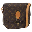 LOUIS VUITTON Monogram Saint Cloud MM Shoulder Bag M51243 LV Auth 156994-1
