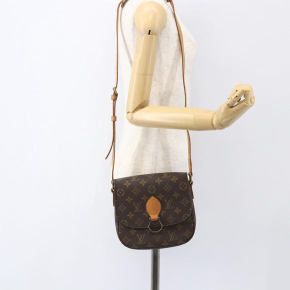 LOUIS VUITTON Monogram Saint Cloud MM Shoulder Bag M51243 LV Auth 156994