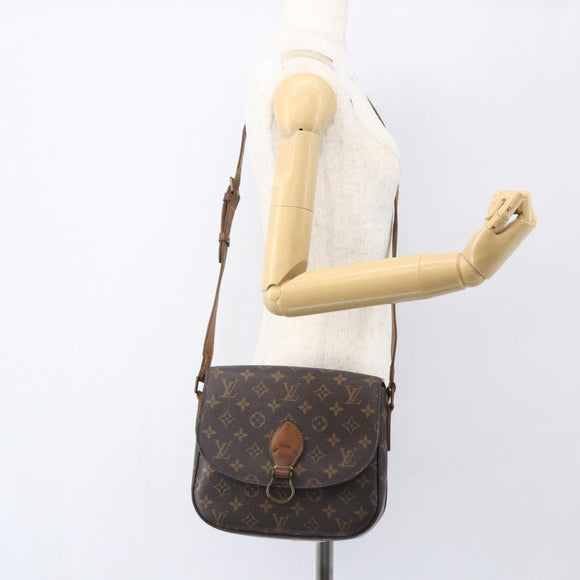 LOUIS VUITTON Monogram Saint Cloud GM Shoulder Bag M51242 LV Auth 156995