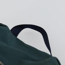 PRADA Backpack Nylon Green Silver Auth 157004-8