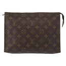 LOUIS VUITTON Monogram Poche Toilette 26 Pouch M47542 LV Auth 157005-13