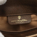 GUCCI GG Supreme Web Sherry Line Bag PVC Beige Gold 10 02 037 Auth 157006-15