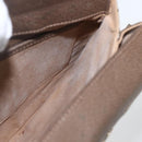 GUCCI GG Supreme Web Sherry Line Bag PVC Beige Gold 10 02 037 Auth 157006-17