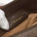 GUCCI GG Supreme Web Sherry Line Bag PVC Beige Gold 10 02 037 Auth 157006-22