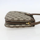 GUCCI GG Supreme Web Sherry Line Bag PVC Beige Gold 10 02 037 Auth 157006-5