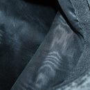 GUCCI Bamboo Shoulder Bag Suede 2way Black Gold Auth 157009-21