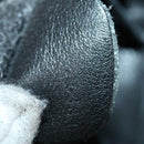 GUCCI Bamboo Shoulder Bag Suede 2way Black Gold Auth 157009-22