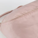 PRADA Shoulder Bag Nylon Pink Silver Auth 157013-13