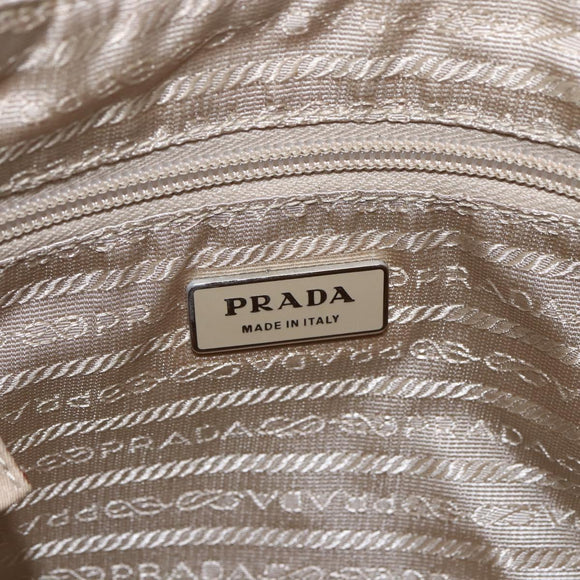 PRADA Shoulder Bag Nylon Pink Silver Auth 157013