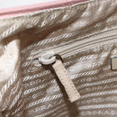 PRADA Shoulder Bag Nylon Pink Silver Auth 157013-18