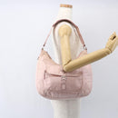 PRADA Shoulder Bag Nylon Pink Silver Auth 157013-26