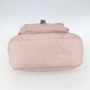 PRADA Shoulder Bag Nylon Pink Silver Auth 157013-9