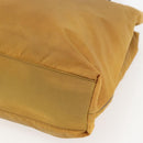 PRADA Tote Bag Nylon Yellow Silver Auth 157014-9