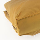 PRADA Tote Bag Nylon Yellow Silver Auth 157014-14