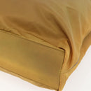 PRADA Tote Bag Nylon Yellow Silver Auth 157014-15