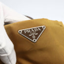 PRADA Tote Bag Nylon Yellow Silver Auth 157014-17