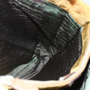 PRADA Tote Bag Nylon Yellow Silver Auth 157014-20