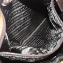 PRADA Tote Bag Nylon Yellow Silver Auth 157014-22