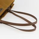 PRADA Tote Bag Nylon Yellow Silver Auth 157014-7