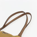 PRADA Tote Bag Nylon Yellow Silver Auth 157014-8