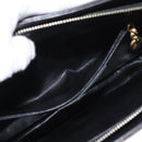 Salvatore Ferragamo Gancini Shoulder Bag Leather Black Gold Auth 157016-21