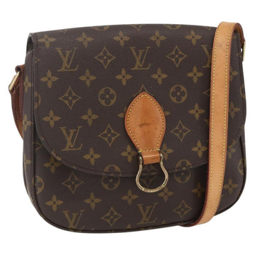 LOUIS VUITTON Monogram Saint Cloud GM Shoulder Bag M51242 LV Auth 157018