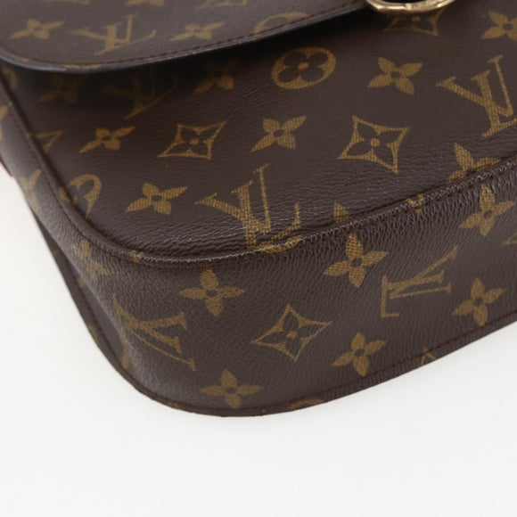 LOUIS VUITTON Monogram Saint Cloud GM Shoulder Bag M51242 LV Auth 157018