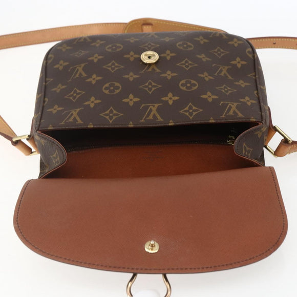 LOUIS VUITTON Monogram Saint Cloud GM Shoulder Bag M51242 LV Auth 157018