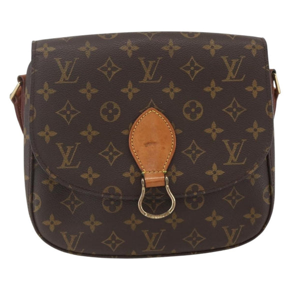 LOUIS VUITTON Monogram Saint Cloud GM Shoulder Bag M51242 LV Auth 157018