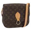 LOUIS VUITTON Monogram Saint Cloud GM Shoulder Bag M51242 LV Auth 157019V-1