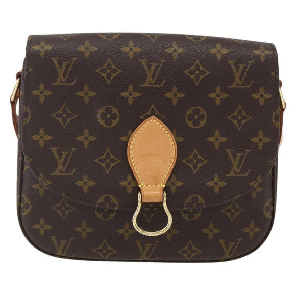 LOUIS VUITTON Monogram Saint Cloud GM Shoulder Bag M51242 LV Auth 157019V