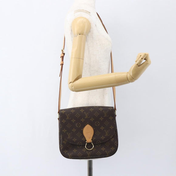 LOUIS VUITTON Monogram Saint Cloud GM Shoulder Bag M51242 LV Auth 157019V