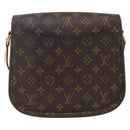LOUIS VUITTON Monogram Saint Cloud GM Shoulder Bag M51242 LV Auth 157019V-3