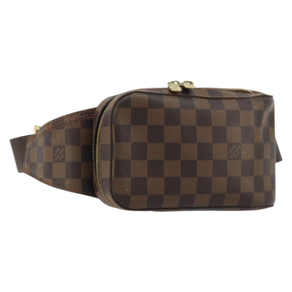 LOUIS VUITTON Damier Ebene Geronimos Shoulder Bag N51994 LV Auth 157020