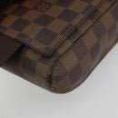 LOUIS VUITTON Damier Ebene Geronimos Shoulder Bag N51994 LV Auth 157020-16