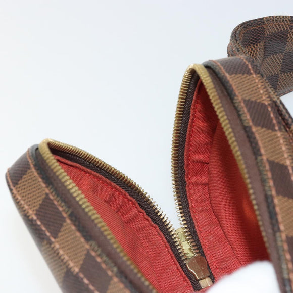 LOUIS VUITTON Damier Ebene Geronimos Shoulder Bag N51994 LV Auth 157020