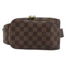 LOUIS VUITTON Damier Ebene Geronimos Shoulder Bag N51994 LV Auth 157020-13