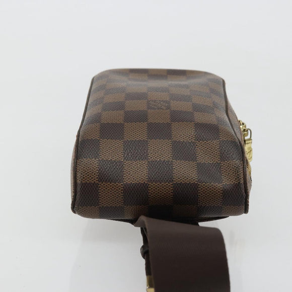 LOUIS VUITTON Damier Ebene Geronimos Shoulder Bag N51994 LV Auth 157020