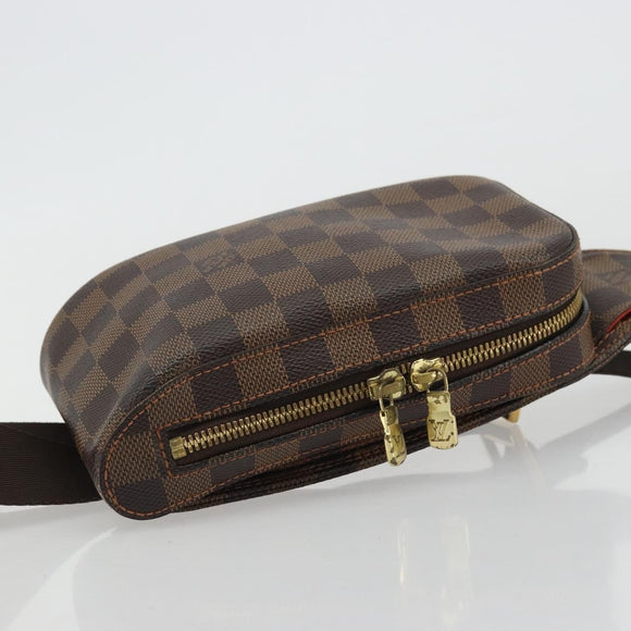 LOUIS VUITTON Damier Ebene Geronimos Shoulder Bag N51994 LV Auth 157020