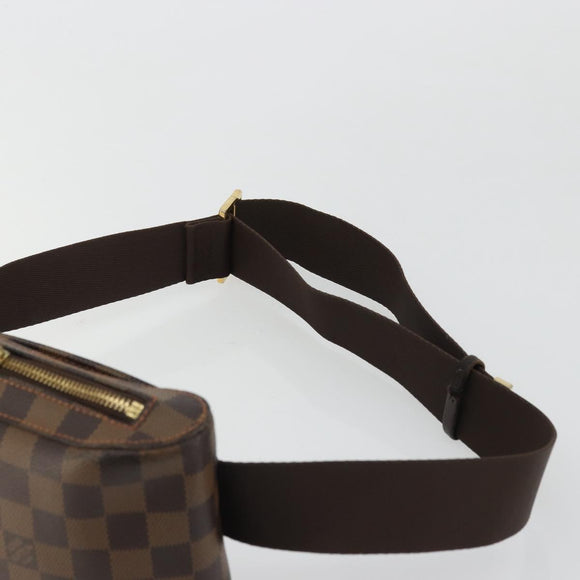 LOUIS VUITTON Damier Ebene Geronimos Shoulder Bag N51994 LV Auth 157020