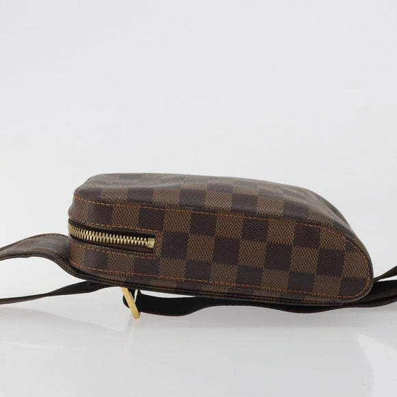 LOUIS VUITTON Damier Ebene Geronimos Shoulder Bag N51994 LV Auth 157020