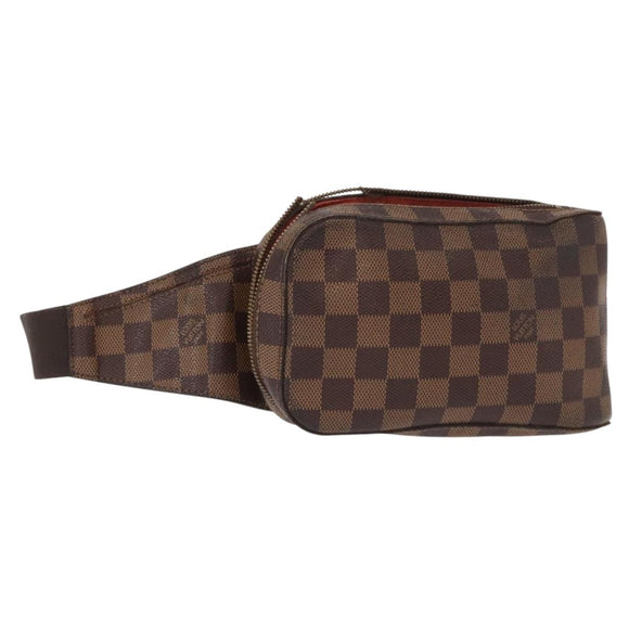 LOUIS VUITTON Damier Ebene Geronimos Shoulder Bag N51994 LV Auth 157021
