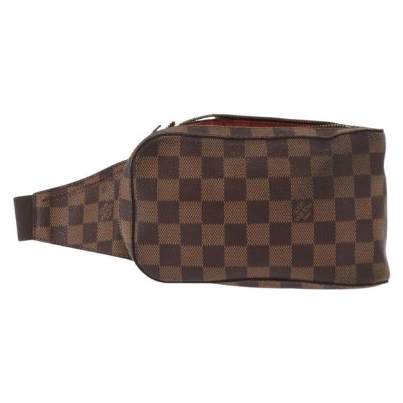 LOUIS VUITTON Damier Ebene Geronimos Shoulder Bag N51994 LV Auth 157021