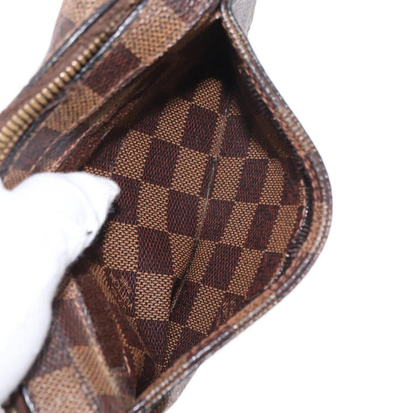 LOUIS VUITTON Damier Ebene Geronimos Shoulder Bag N51994 LV Auth 157021