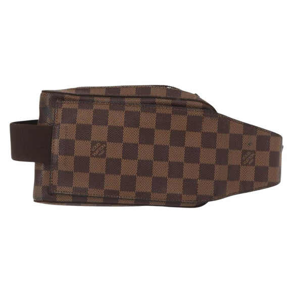 LOUIS VUITTON Damier Ebene Geronimos Shoulder Bag N51994 LV Auth 157021