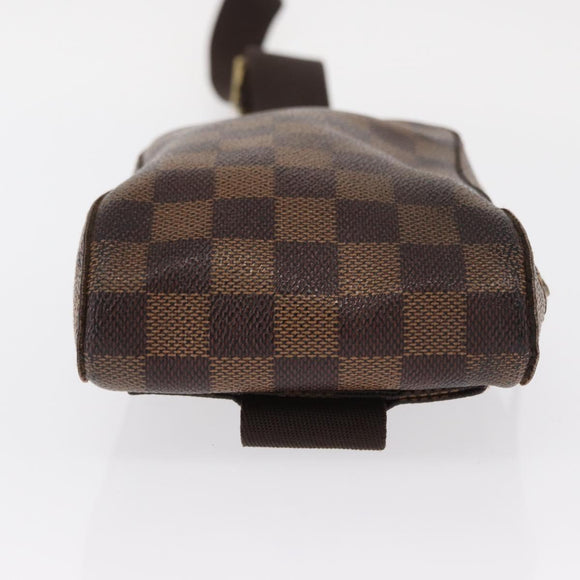 LOUIS VUITTON Damier Ebene Geronimos Shoulder Bag N51994 LV Auth 157021
