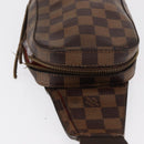 LOUIS VUITTON Damier Ebene Geronimos Shoulder Bag N51994 LV Auth 157021-4