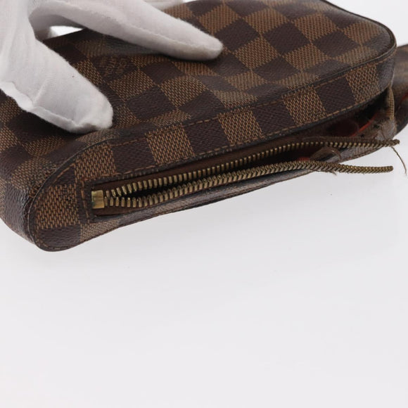 LOUIS VUITTON Damier Ebene Geronimos Shoulder Bag N51994 LV Auth 157021